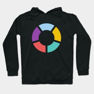 Circular Rotation Concept Illustration Infographic Vector Hoodie
